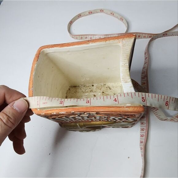 Napcoware The Anglers Handbook Planter Napco Japan Fishing Fisherman Cabin Camp - Picture 7 of 9